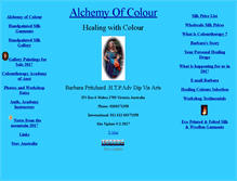 Tablet Screenshot of alchemyofcolour.com